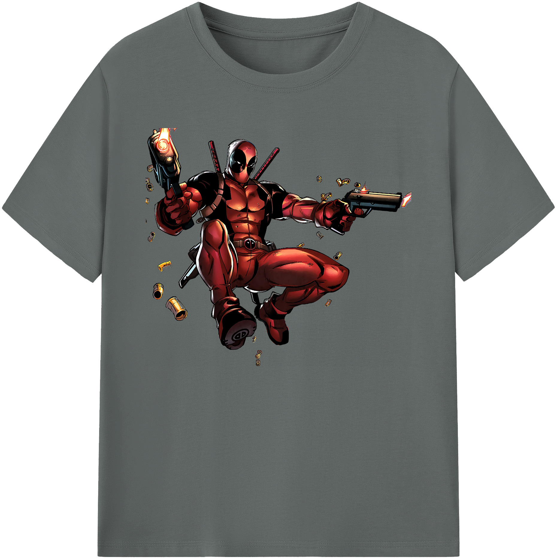 （画像用） Deadpool デッドプール 綿100％ メンズ半袖Tシャツ｜肌触りやわらか＆通気性
